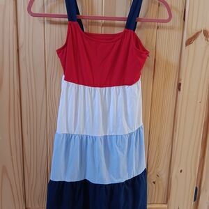 Colorblock Sleeveless Dress